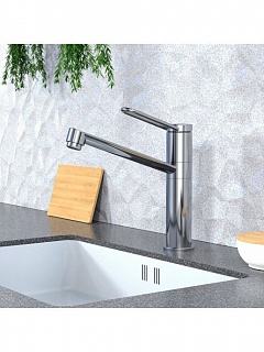 Смеситель д/кухни "Kanda" (KAN-1012) поворотный излив TOKITO