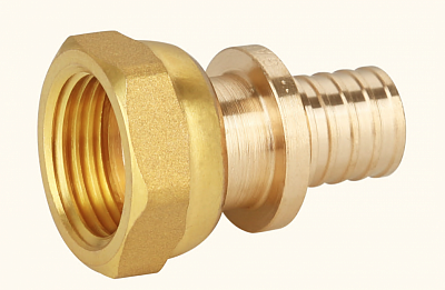 Переходник нак. гайк 25х3/4" латунь (10/100) (G1309.2505) GAPPO