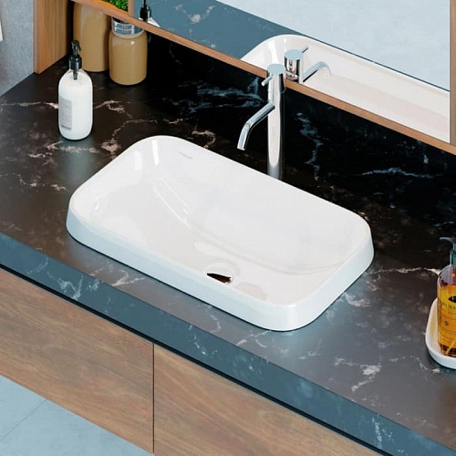 Умывальник врезной "Infinity Inside" 60см бел. (Самара) 