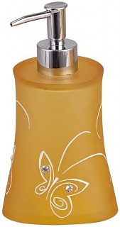 Дозатор д/жидкого мыла ВРО-0713А оранж.бабочки (Аквалиния) АКЦИЯ