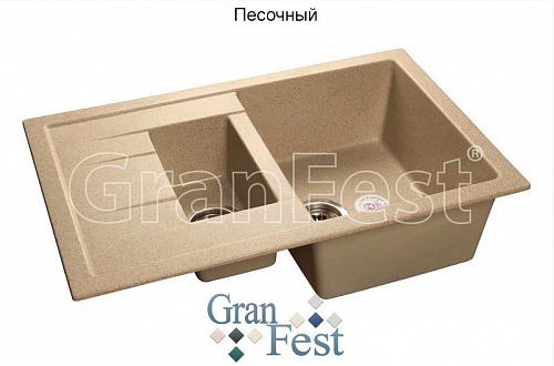 Кухонная мойка Granfest  Quadro GF-Q775KL