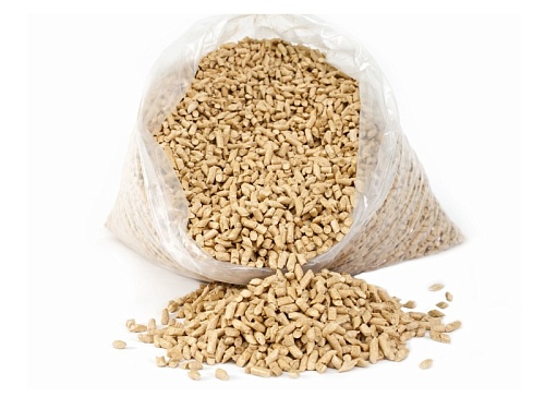 Пеллеты 20кг светлые (древесный наполнитель)