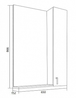 Зеркало-шкаф 65 "Вита-65" ПР белый 1 Марка СНЯТО С ПРОИЗВОДСТВА