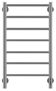 Полотенцесушитель "Аврора" 500х800 П8 КС электро белый матовый (RAL 9003)  TERMINUS