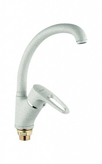 Смеситель д/кухни G-lauf (9G4-A181KS/A180KS/9G-9180KS) ф40 лат. бок.с гайкой мрамор 