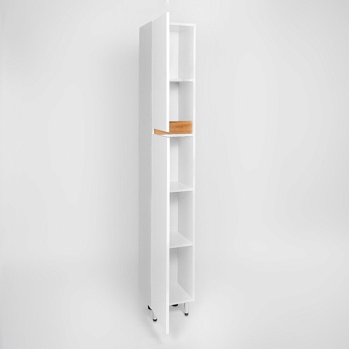 Пенал напольный "Мальта" 30см белый универсальный VIANT