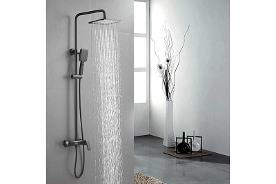 Душ. система SHEVANIK черная S8836H