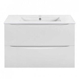 Комплект мебели 80 "Mia Slim-80" подвесная белый глянец Vincea (ум VBS-13980S1)