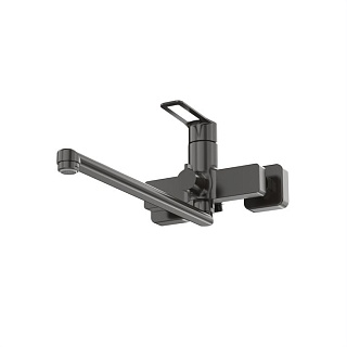 Смеситель д/ванны "KOBE" (KOB-1015) оружейная сталь  длинный  излив TOKITO