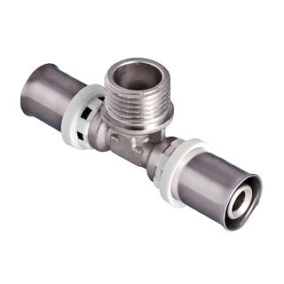 Тройник н/р 20-3/4"M-20 пресс VRKT204M Vieir (100/10)