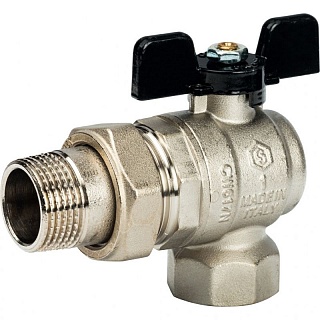 Кран шар. полнопроходной с амер. угл. баб. ВН 1" (SVB-0008-000025) STOUT 