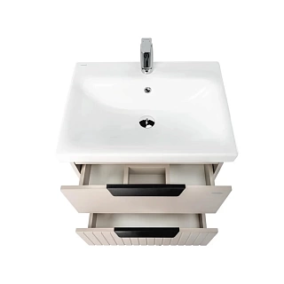 Комплект мебели 60 "Сицилия-60" подвесная 2 ящика капучино  VIANT (ум.MODUO-60)