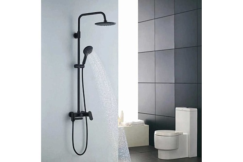 Душ. система SHEVANIK черная S8736H