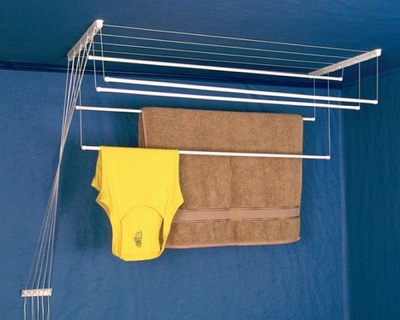 Сушилка потолочно-настенная Лиана-5  1,6 см белая