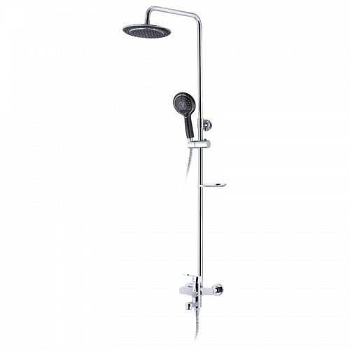 Душ. система KAISER Chrome (лейка черная) (SX-2060-2)