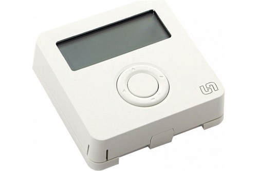 Термостат комнатный электронный НО/НЗ с дисплеем, проводной, модель RT341I2000