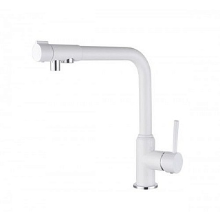 Смес д/кухни Kaiser Teka под фильтр, белый глянец ф35 (13044-10)