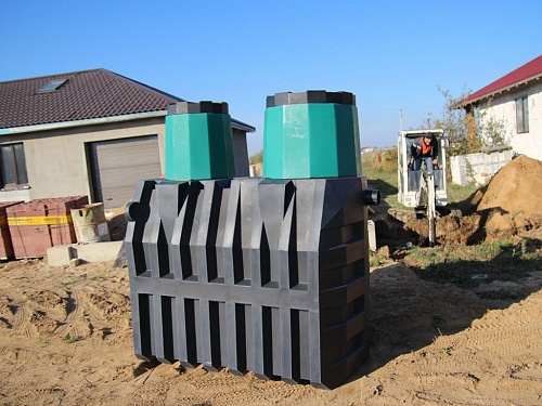 Монтаж канализационного септика