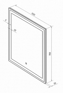  60 "Clamm Led" c LED  (  ) 600700 