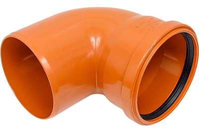 Колено 110*90* нар НПВХ SN4 Хемкор  (2491095)