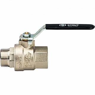 Кран шар. полнопроходной рыч. ВН 3/4" (SVB-0003-000020) STOUT 