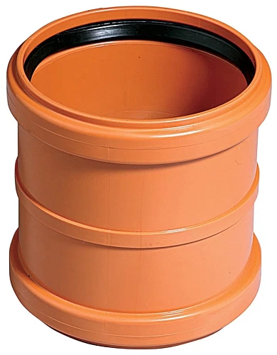 Муфта НПВХ соединительная SN4 Ду 110 Хемкор