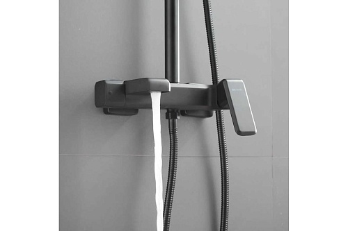 Душ. система SHEVANIK черная S8836H