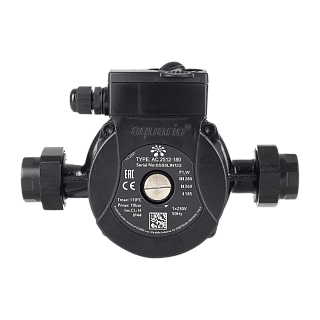 Насос цирк. AC   2512-180 DN25 L=180мм, PN10, Qmax=4,2м3/ч, Hmax=12м, Tmax=110°С, 220В, 3-скор. (5212)