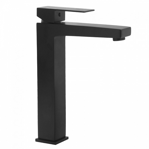 Смеситель д/умывальника "Abens" (2003H) высокий черный  WasserKraft