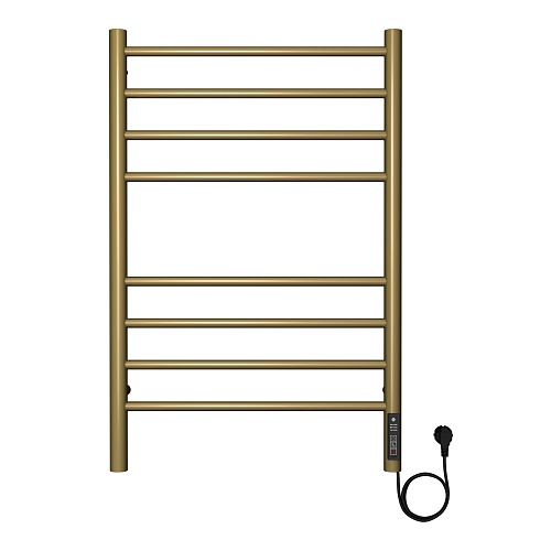 Полотенцесушитель "Аврора" 500х800 П8 КС электро золото АРТ TERMINUS