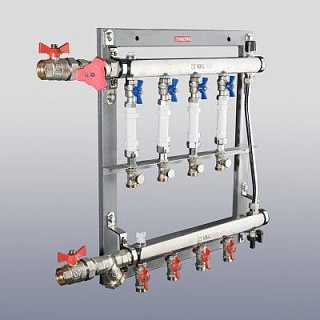 Узел этажный поквартирного учета эн.,без перепускного.клапана,3/4 слева  (VT.GPM.05S04.L2)