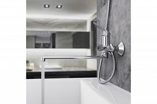 Смеситель д/ванны "Takase" (TAK-1015) длинный излив TOKITO