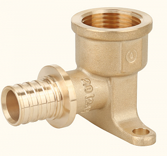 Угольник настенный вн/р 20-3/4" латунь (5/50) (G1312.2005)  GAPPO