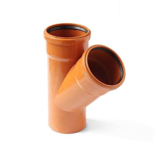 Тройник 110/110/45 нар. ПРО АКВА Terra