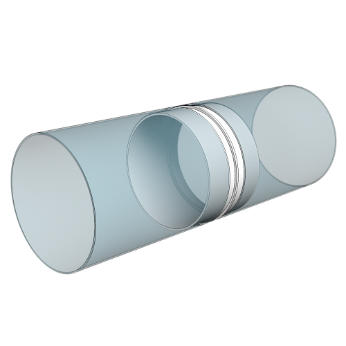 Соединитель 10СКП,D100 (пластик) (24)