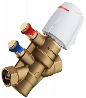 Клапан баланс. Ballorex Dynamic Ду15H р/р Py25, 300-1400л/ч, с измер. ниппелями