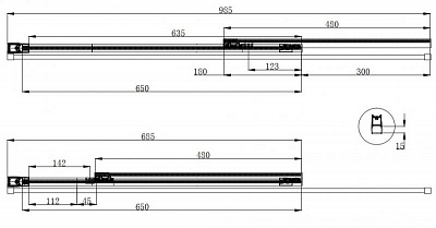 ДУШЕВАЯ ШТОРКА НА ВАННУ CEZARES ECO-O-VF-11 90/145-P-Cr