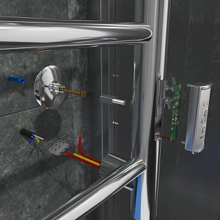 Полотенцесушитель "Дуга" 400х800 П6 электро с диммером ТРУГОР Пэк сп 5/8040 32