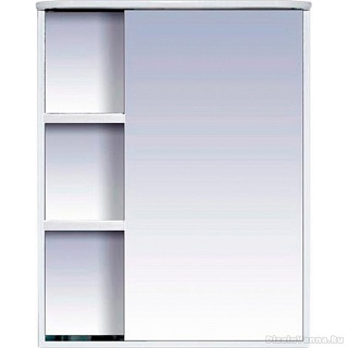 Зеркало-шкаф 60 "Венера-60" левое (свет) белый MISTY 