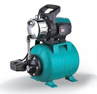 Насосная станция LKJ-800SA, бак 20л, G1"вн.р., Qmax=3,6м3/ч, Hmax=40м, Tmax=35°C, 0.8кВт LEO