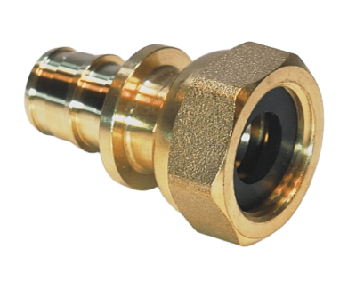 Штуцер с нак. гайкой латунный 20x1/2'  (HFWQE00040) Hipex (30)