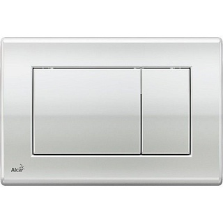 Кнопка управления систем инст. AlcaPlast М271 (хром глянцевый) двойная