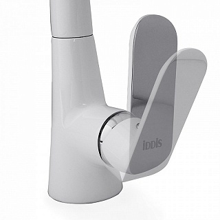 Смеситель для кухни, белый/хром, Calipso, IDDIS, CALSBL0i05