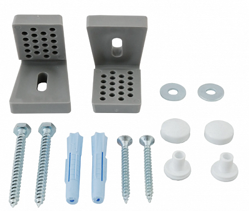 Крепление унитаза к полу угловое КТУ-1