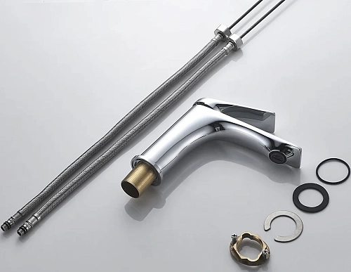 Смеситель д/раковины SHEVANIK хром S9101